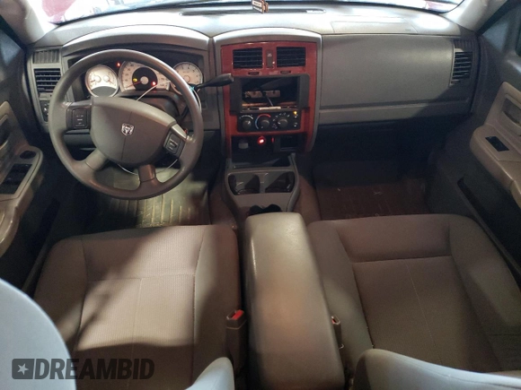 2005 Dodge Dakota SLT with VIN 1D7HE48K95S293853, listed as a Copart auction lot 69125054 with 162,554 mi miles and Salvage Title. Bid and sale history available at DreamBid. Image 8.