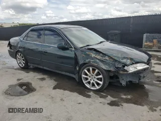 1998 Honda Accord EX with VIN 1HGCG5554WA254227, listed as a Copart auction lot 59341155 with 198,225 mi miles and Salvage title. Bid and sale history available at DreamBid. Image 4.