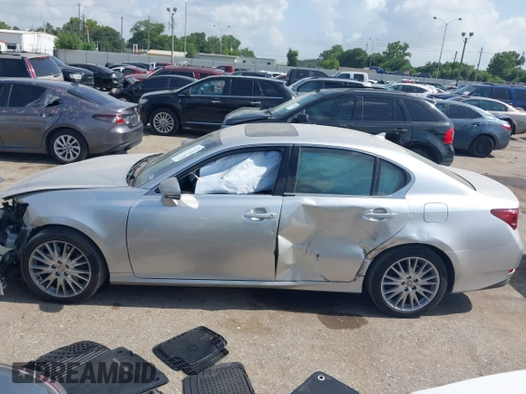 2013 Lexus GS 350 with VIN JTHBE1BL8D5005221, listed as a IAAI auction lot 42559557 with 95,385 mi miles and . Bid and sale history available at DreamBid. Image 14.