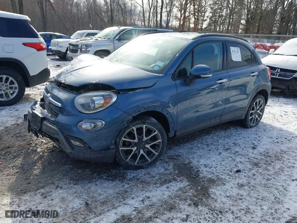 2017 FIAT 500X Urbana Edition with VIN ZFBCFXCB5HP582099, listed as a IAAI auction lot 41271187 with 51,137 mi miles. Bid and sale history available at carsss.com. Image 2.
