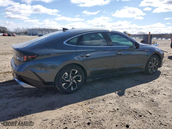 2024 Hyundai Sonata SEL with VIN KMHL64JA3RA413821, listed as a Copart auction lot 53704125 with 5,590 mi miles and Salvage Title. Bid and sale history available at carsss.com. Image 3.