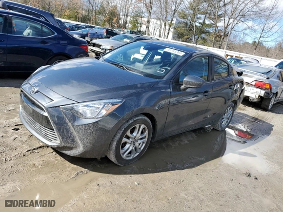 2017 Toyota Yaris iA with VIN 3MYDLBYV5HY187582, listed as a Copart auction lot 45193365 with 98,096 mi miles and Salvage Title. Bid and sale history available at carsss.com. Image 1.