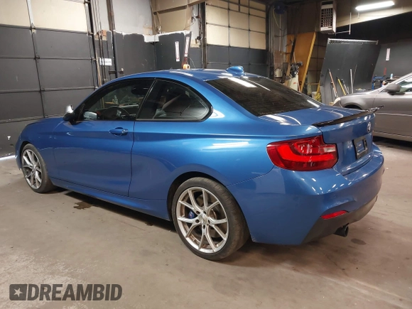 2016 BMW 2 Series M235i with VIN WBA1J7C58GV360712, listed as a IAAI auction lot 41975610 with 18,258 mi miles. Bid and sale history available at carsss.com. Image 3.