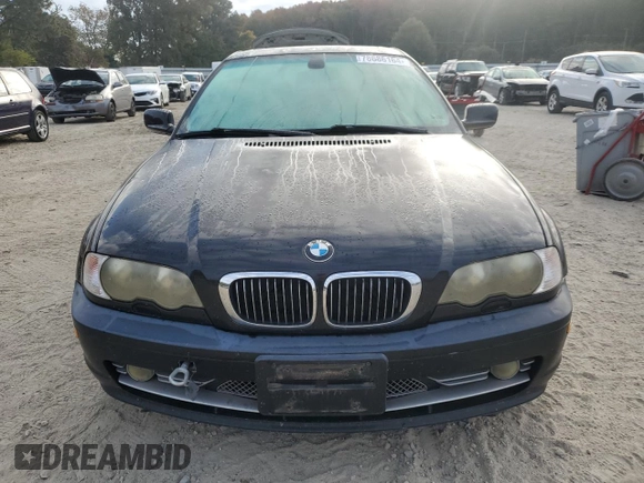 2002 BMW 3 Series 330Ci with VIN WBABN53412JU38302, listed as a Copart auction lot 78686164 with 218,806 mi miles and Clean Title. Bid and sale history available at DreamBid. Image 5.