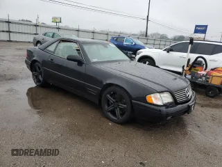 1999 Mercedes-Benz SL-Class with VIN WDBFA68F1XF181182, listed as a Copart auction lot 43656455 with 201,105 mi miles and Clean Title. Bid and sale history available at carsss.com. Image 4.