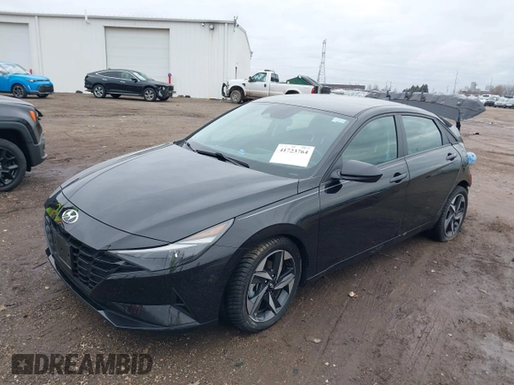 2023 Hyundai Elantra SEL with VIN 5NPLS4AG4PH105597, listed as a IAAI auction lot 41723764 with 33,967 mi miles and . Bid and sale history available at DreamBid. Image 2.