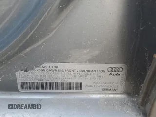 2009 Audi A4 2.0T Prem with VIN WAULF78K99N034333, listed as a Copart auction lot 67155044 with 147,625 mi miles and Clean Title. Bid and sale history available at carsss.com. Image 12.
