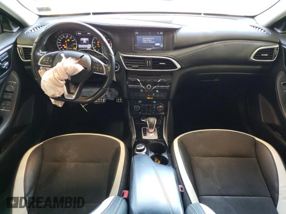 2018 Infiniti QX30 Premium with VIN SJKCH5CP8JA041948, listed as a Copart auction lot 53582513 with 56,915 mi miles and Salvage title. Bid and sale history available at DreamBid. Image 8.