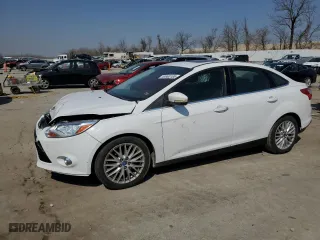 2012 Ford Focus SEL with VIN 1FAHP3H24CL168142, listed as a Copart auction lot 48960185 with 180,457 mi miles and Salvage Title. Bid and sale history available at carsss.com. Image 1.