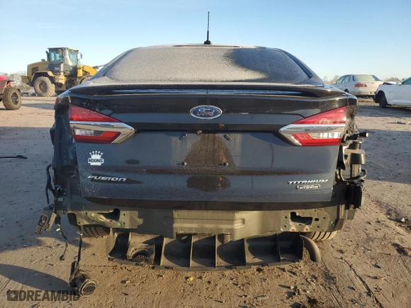 2020 Ford Fusion Plug-In Hybrid Titanium with VIN 3FA6P0SU1LR101192, listed as a Copart auction lot 37051344 with 42,865 mi miles. Bid and sale history available at carsss.com. Image 6.