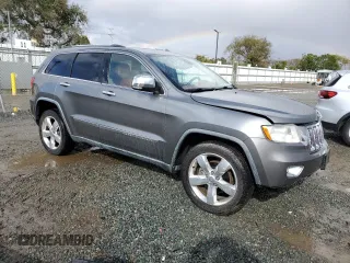 2012 Jeep Grand Cherokee Overland with VIN 1C4RJECT4CC137792, listed as a Copart auction lot 48070625 with 150,082 mi miles and Salvage Title. Bid and sale history available at carsss.com. Image 4.