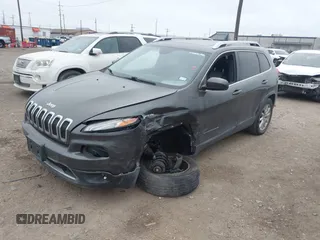 2014 Jeep Cherokee Limited with VIN 1C4PJLDS9EW301718, listed as a IAAI auction lot 41615778 with 114,022 mi miles and . Bid and sale history available at DreamBid. Image 17.