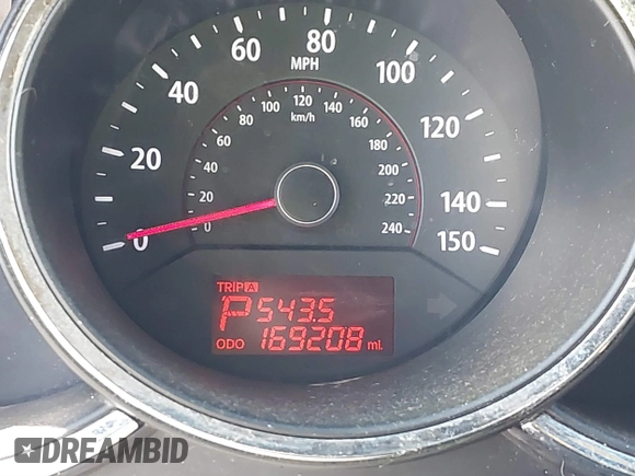 2013 Kia Sorento EX with VIN 5XYKUCA65DG407345, listed as a IAAI auction lot 41653071 with 169,208 mi miles. Bid and sale history available at carsss.com. Image 15.