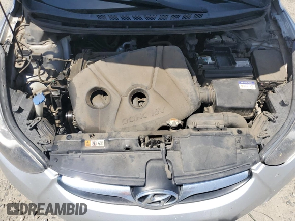 2012 Hyundai Elantra Limited z VIN KMHDH4AE2CU345566, wystawiony jako Copart lot #59151575 z przebiegiem 108 875 mil mil oraz Szkoda całkowita • Salvage title. Historia ofert i sprzedaży dostępna na DreamBid. Obrazek 11.