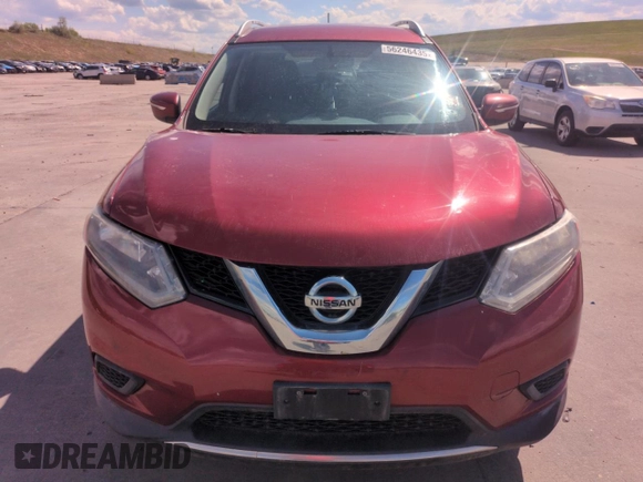 2015 Nissan Rogue SV with VIN KNMAT2MV4FP509263, listed as a Copart auction lot 56246435 with 108,725 mi miles and Clean Title. Bid and sale history available at DreamBid. Image 5.