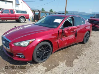 2015 Infiniti Q50 z VIN JN1BV7AR3FM419724, wystawiony jako IAAI lot #40104971 z przebiegiem 56 736 mil mil oraz . Historia ofert i sprzedaży dostępna na DreamBid. Obrazek 17.