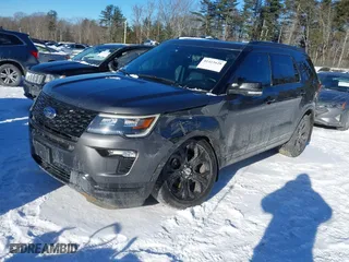 2018 Ford Explorer Sport with VIN 1FM5K8GT4JGC78712, listed as a IAAI auction lot 41415628 with 107,627 mi miles. Bid and sale history available at carsss.com. Image 16.