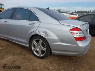 2007 Mercedes-Benz S-Class 5.5L V8 with VIN WDDNG86X87A130574, listed as a IAAI auction lot 41446793 with 130,606 mi miles. Bid and sale history available at carsss.com. Image 6.