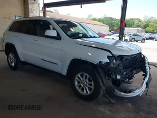 2018 Jeep Grand Cherokee Laredo E with VIN 1C4RJFAG2JC433080, listed as a IAAI auction lot 42390001 with 109,840 mi miles and . Bid and sale history available at DreamBid. Image 1.