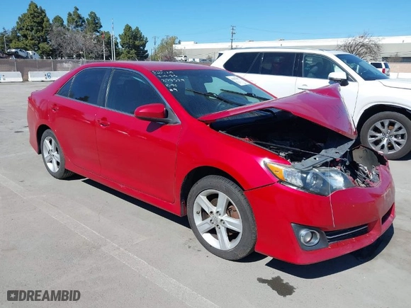 2012 Toyota Camry L with VIN 4T1BF1FK0CU508404, listed as a IAAI auction lot 41812187 with 1 mi miles. Bid and sale history available at carsss.com. Image 1.