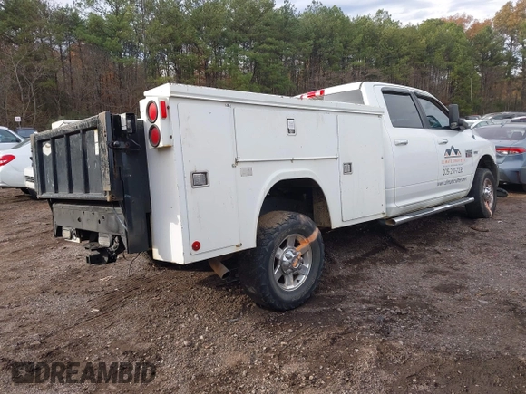 2010 Dodge 2500 ST with VIN 3D7TT2CT8AG143111, listed as a IAAI auction lot 41042581 with 287,654 mi miles. Bid and sale history available at carsss.com. Image 4.