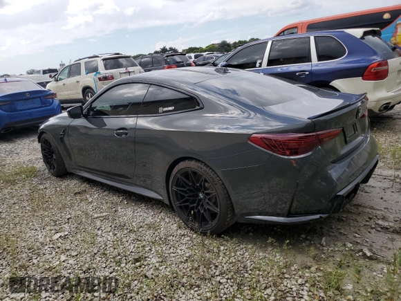 2025 BMW M4 Competition with VIN WBS23HK09SCS65814, listed as a Copart auction lot 70641714 with 2,701 mi miles and Salvage Title. Bid and sale history available at carsss.com. Image 2.