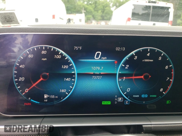 2020 Mercedes-Benz GLE 450 with VIN 4JGFB5KE2LA025342, listed as a Copart auction lot 62504525 with 73,727 mi miles and Clean title. Bid and sale history available at DreamBid. Image 9.