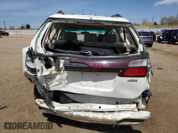 2001 Subaru Legacy Outback with VIN 4S3BH665817644524, listed as a Copart auction lot 52397335 with 187,684 mi miles and Salvage title. Bid and sale history available at DreamBid. Image 6.