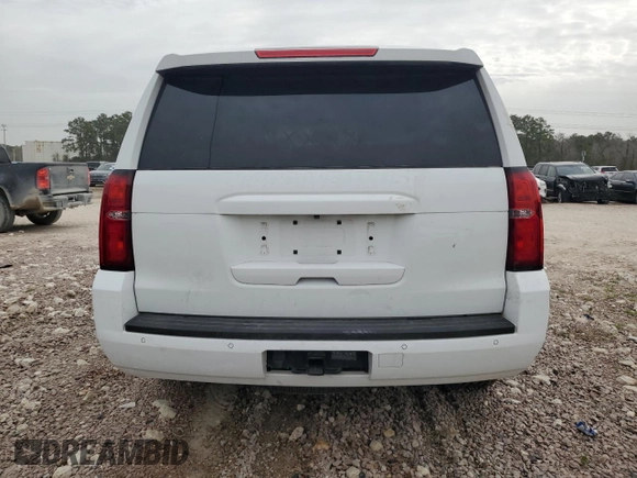 2020 Chevrolet Tahoe Commercial with VIN 1GNLCDEC8LR279090, listed as a Copart auction lot 46990355 with 52,118 mi miles and Salvage title. Bid and sale history available at DreamBid. Image 6.