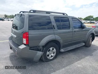 2008 Nissan Pathfinder SE with VIN 5N1AR18U68C612555, listed as a IAAI auction lot 41778157 with 160,510 mi miles. Bid and sale history available at carsss.com. Image 4.