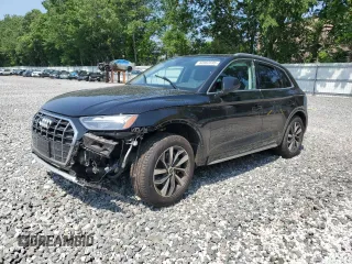 2021 Audi Q5 Premium with VIN WA1AAAFY5M2025887, listed as a Copart auction lot 62063595 with 36,695 mi miles and Salvage title. Bid and sale history available at DreamBid. Image 1.