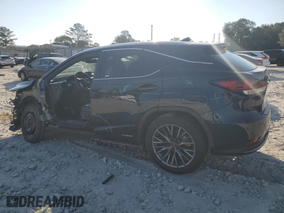 2020 Lexus RX with VIN 2T2YGMDA3LC049997, listed as a Copart auction lot 74929424 with 37,090 mi miles and Salvage Title. Bid and sale history available at carsss.com. Image 2.