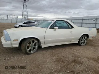 1984 Chevrolet El Camino with VIN 1GCCW80H5ER121402, listed as a Copart auction lot 45208185 with 1,617 mi miles and Clean Title. Bid and sale history available at carsss.com. Image 1.