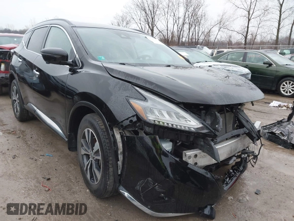 2020 Nissan Murano SV with VIN 5N1AZ2BS7LN146936, listed as a IAAI auction lot 41967687 with 44,753 mi miles and . Bid and sale history available at DreamBid. Image 1.