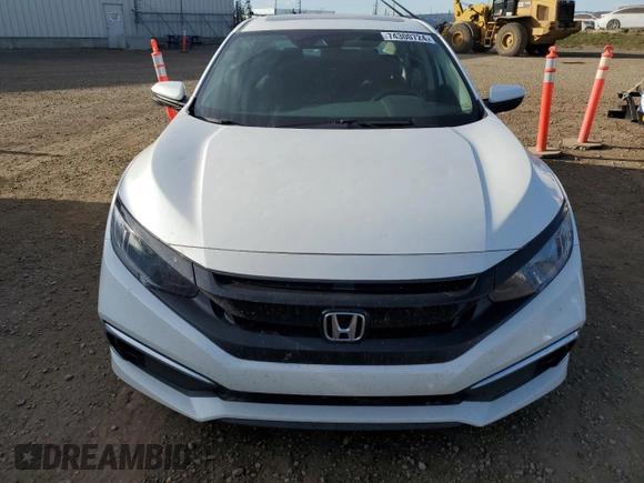 2021 Honda Civic Sedan EX with VIN 2HGFC2F78MH000915, listed as a Copart auction lot 74300724 with 57,458 mi miles and Clean Title. Bid and sale history available at carsss.com. Image 5.