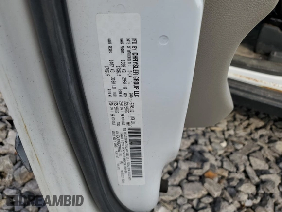 2014 Ram Cargo Van Tradesman with VIN 2C4JRGAG0ER389962, listed as a Copart auction lot 74565654 with 192,137 mi miles and Salvage Title. Bid and sale history available at carsss.com. Image 14.