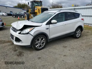 2015 Ford Escape Titanium with VIN 1FMCU0J90FUC26325, listed as a Copart auction lot 48165965 with 80,605 mi miles and Salvage Title. Bid and sale history available at carsss.com. Image 1.