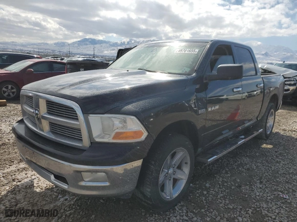 2009 Dodge Ram 1500 SLT with VIN 1D3HB13T19S749245, listed as a Copart auction lot 49701655 with 154,493 mi miles and Salvage Title. Bid and sale history available at carsss.com. Image 1.