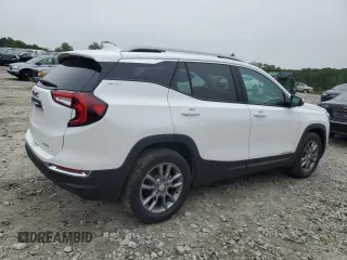 2024 GMC Terrain SLT with VIN 3GKALVEGXRL275104, listed as a Copart auction lot 60019185 with 10,127 mi miles and Salvage title. Bid and sale history available at DreamBid. Image 3.