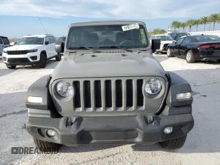2023 Jeep Wrangler Sport S with VIN 1C4HJXDN6PW671775, listed as a Copart auction lot 75140894 with Not Provided miles and Non Repairable. Bid and sale history available at DreamBid. Image 5.