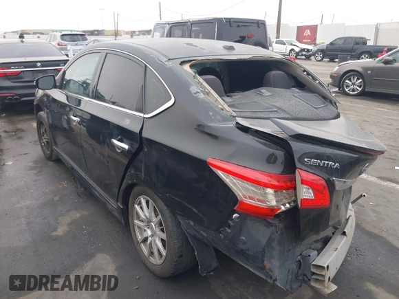 2015 Nissan Sentra S with VIN 3N1AB7AP9FY267724, listed as a IAAI auction lot 41488999 with Not Provided miles and . Bid and sale history available at DreamBid. Image 3.