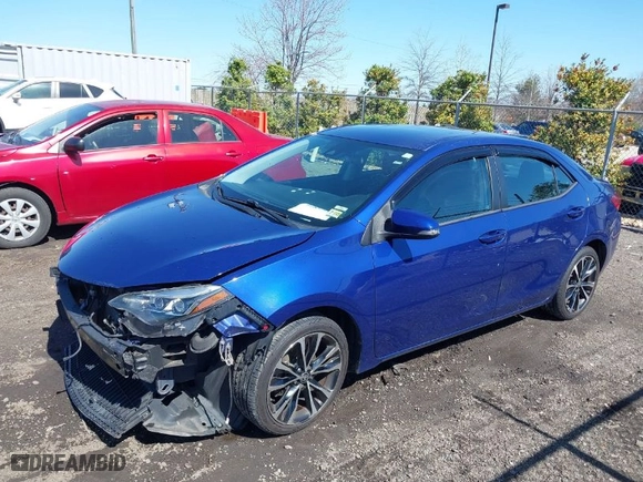 2019 Toyota Corolla L with VIN 2T1BURHE1KC134218, listed as a IAAI auction lot 41857918 with 194,592 mi miles. Bid and sale history available at carsss.com. Image 2.