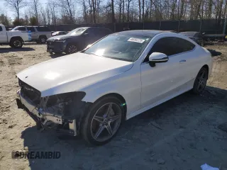2018 Mercedes-Benz C 300 z VIN WDDWJ4KB8JF658344, wystawiony jako Copart lot #46056725 z przebiegiem 87 957 mil mil oraz Szkoda całkowita • Salvage title. Historia ofert i sprzedaży dostępna na DreamBid. Obrazek 1.