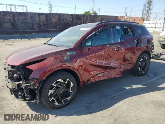 2024 Kia Sportage SX-Prestige with VIN 5XYK53DF3RG170855, listed as a Copart auction lot 47077005 with 7,770 mi miles and Salvage Title. Bid and sale history available at carsss.com. Image 1.