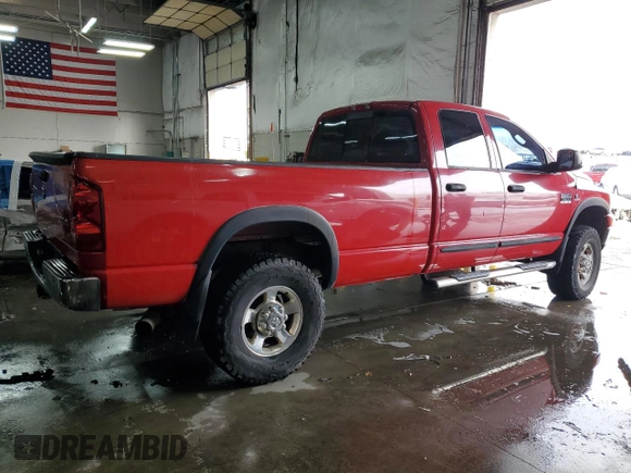 2007 Dodge Ram 2500 SLT with VIN 3D7KS28A27G850462, listed as a Copart auction lot 41455895 with 137,348 mi miles and Salvage Title. Bid and sale history available at carsss.com. Image 3.