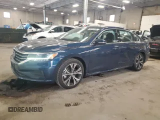 2021 Volkswagen Passat SE with VIN 1VWSA7A31MC018239, listed as a Copart auction lot 60553005 with 38,210 mi miles and Salvage title. Bid and sale history available at DreamBid. Image 1.