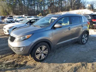 2016 Kia Sportage EX with VIN KNDPCCAC6G7806992, listed as a Copart auction lot 47317385 with 127,829 mi miles and Salvage Title. Bid and sale history available at carsss.com. Image 1.
