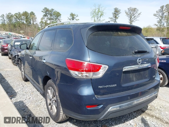 2015 Nissan Pathfinder Platinum with VIN 5N1AR2MN9FC649696, listed as a IAAI auction lot 41931888 with 181,013 mi miles and . Bid and sale history available at DreamBid. Image 14.