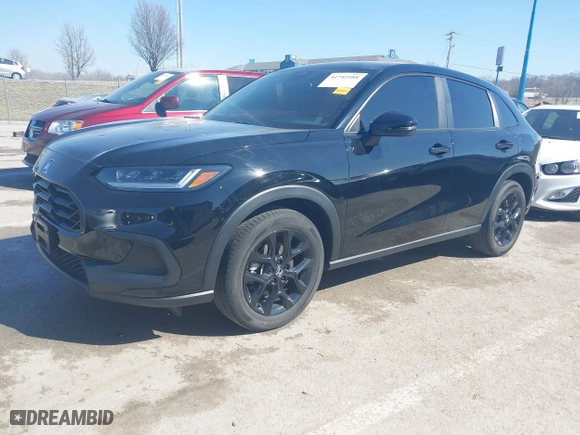 2023 Honda HR-V Sport with VIN 3CZRZ2H58PM717238, listed as a IAAI auction lot 41742488 with 28,108 mi miles. Bid and sale history available at carsss.com. Image 18.