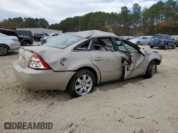 2005 Ford Five Hundred SEL with VIN 1FAFP241X5G160105, listed as a Copart auction lot 79487914 with 0 mi miles and Salvage Title. Bid and sale history available at carsss.com. Image 3.